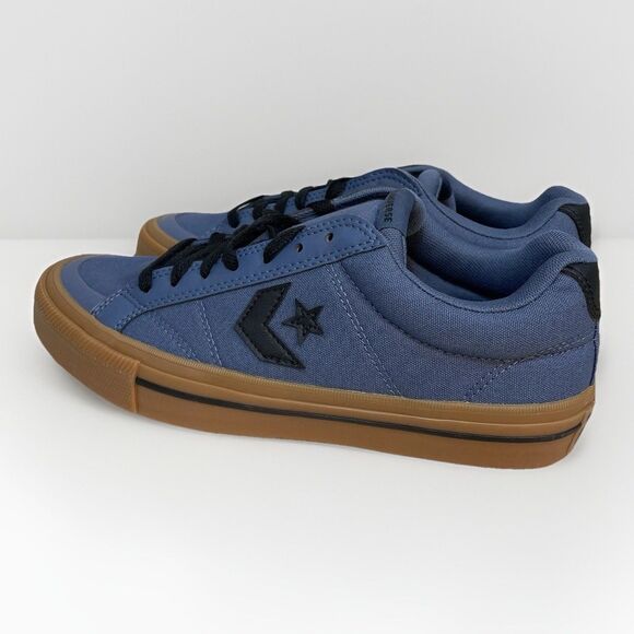 Converse Sport Casual Ox Low Men’s Sz 8 Shoes Blue/Gum Honey Skate A13224C New main image 7